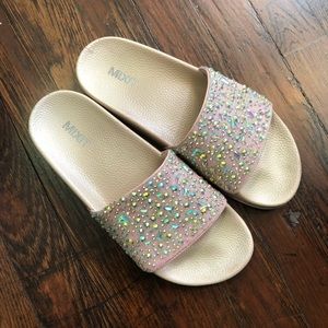 Pink Slide Sandals